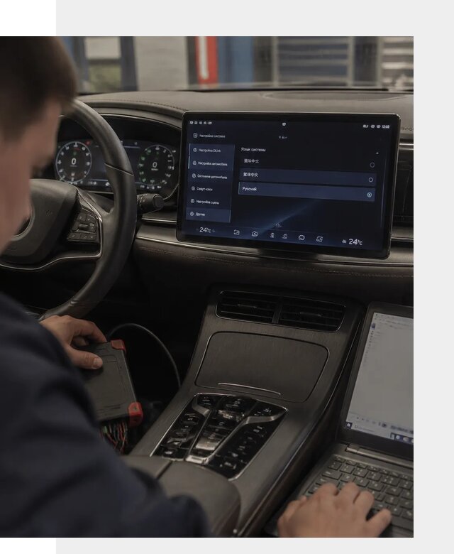 Русификация автомобиля BYD HAN для эксплуатации в Лыткарине
